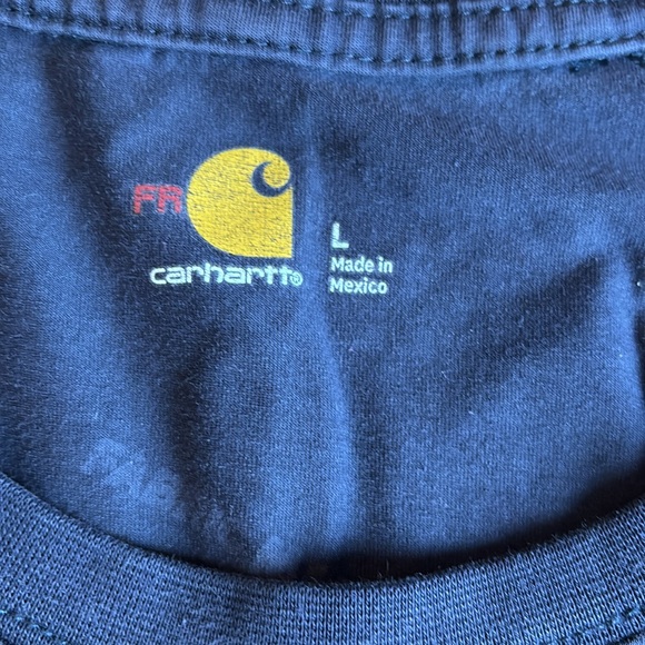 Carhartt long sleeve blue Tshirt, men’s L, Carhartt force - Picture 3 of 6